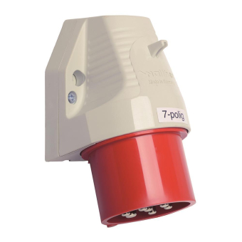 Walther Wandgerätestecker 32A 7P  630706 