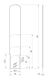 ALRE-IT Ersatzpaddel 4Stk          JZ-09 