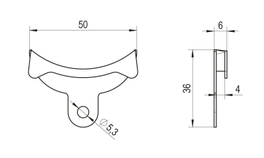 ALRE-IT 1Satz Montageklammern   JZ-05/6M 