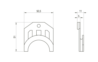 ALRE-IT 1Satz Montageklammern   JZ-05/6K 