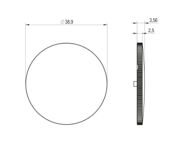 ALRE-IT Einstellknopf f.Geräte     ET-02 