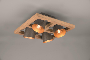 Trio 4er Deckenl. BELL. 4x E14 601900467 