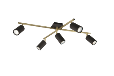 Trio Deckenleuchte MARLEY, 5x  612400580 