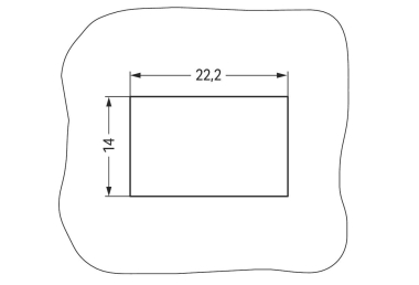 WAGO 890-703 Snap-In-Buchse,3-polig,Kod. 