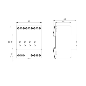 BEG 93841 SBA4- SBA4-SYS-REG DALI-2 weiß 
