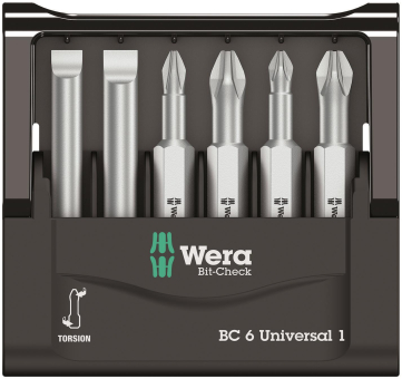 Wera Bits Satz 6tlg in 50mm  05073635001 