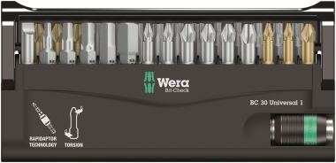 Wera Bit-Sortiment  BC/UNIVERSAL/30 