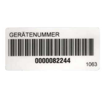 Beha FTC00001063D Barcode-Aufkleber 250 