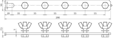 Dehn ESS5PM10X35STTZN Erdungs-    466192 