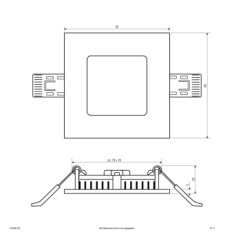 EVN LED Einbaupanel-           LTQ090125 