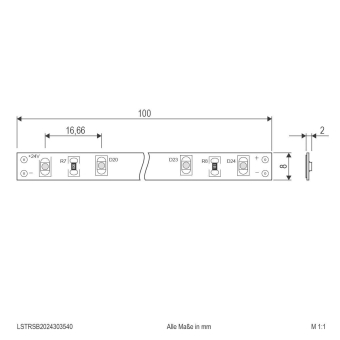 EVN LED-Strip IP20      LSTRSB2024303540 