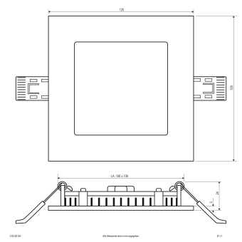 EVN LED Einbaupanel-           LTQ120125 