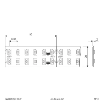 EVN Unicolor-LED Stripe ICDSB20242403527 