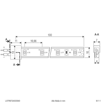 EVN LED-Strip IP67 24V/DC LSTR6724303540 