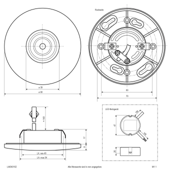 EVN Einbaustrahler Magneto ws  L44040102 