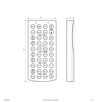 EVN Handsender für HBM65BM     HBM65BMHS 