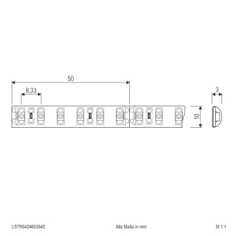 EVN LED-Strip IP54 24V/DC LSTR5424603540 
