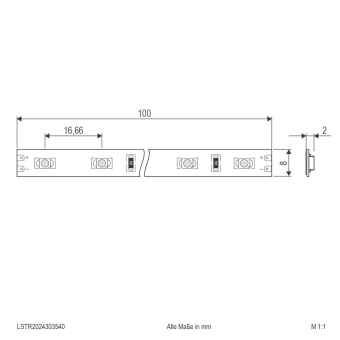 EVN LED-Strip IP20 24V/DC LSTR2024303540 