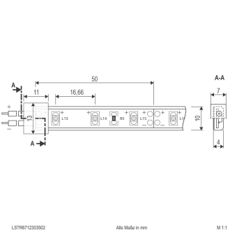 EVN Unicolor-LED-Stripe   LSTR6712303502 
