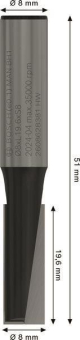 Bosch Nutfräser 8mm D1 8mm    2608628381 