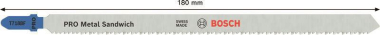 Bosch 3Stichsägeblatt T718BF  2608636335 