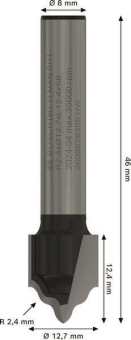 Bosch Profilfräser H 8mm R1   2608628398 