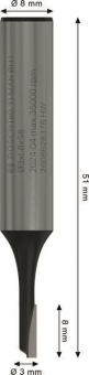 Bosch Nutfräser 8mm D1 3mm    2608628376 