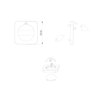 BEG Zentralplatte f.Indoor 180     39242 