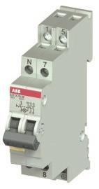ABB Ausschalter m.gelber LED E211X-25-20 