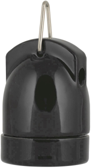 BAIL Porzellanfassung Schwarz +   140330 