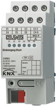 JG Binäreingang 6fach  2116REG 