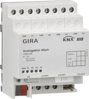GIRA 102200 Analogaktor 4fach 