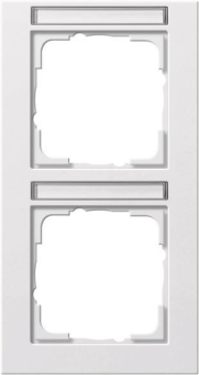 GIRA 110222 Abdeckrahmen 2fach senkrecht 