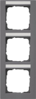 GIRA 110323 Abdeckrahmen 3fach senkrecht 