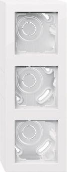 GIRA 106329 AP-Gehäuse 3fach+Rahmen E2 