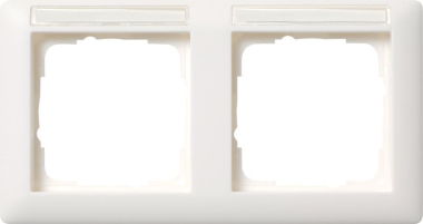 GIRA 109227 Abdeckrahmen 2fach waager. 