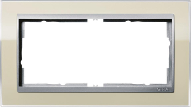 GIRA 1002776 Abdeckrahmen 2f o.Mittelst. 