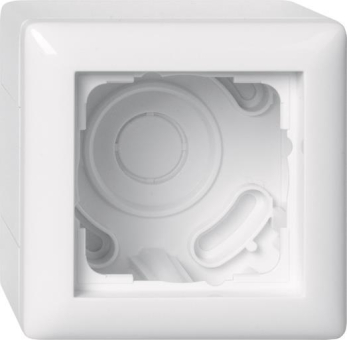 GIRA 106103 AP-Gehäuse 1fach+Rahmen 
