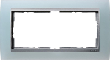 GIRA 100251 Abdeckrahmen 2f o.Mittelsteg 