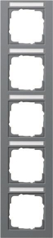 GIRA 111523 Abdeckrahmen 5fach senkrecht 