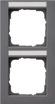 GIRA 110223 Abdeckrahmen 2fach senkrecht 