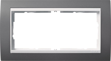 GIRA 1002328 Abdeckrahmen 2f o.Mittelst. 