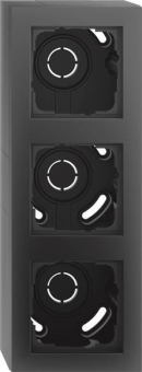 GIRA 106309 AP-Gehäuse 3fach+Rahmen E2 