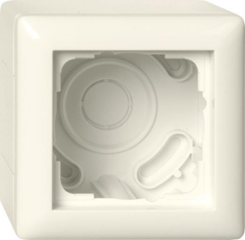 GIRA 106101 AP-Gehäuse 1fach+Rahmen 