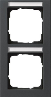 GIRA 110209 Abdeckrahmen 2fach senkrecht 