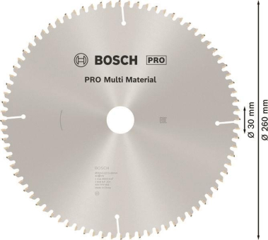 Bosch Kreissägeblatt Multi    2608641204 