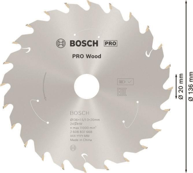 Bosch 2608837668 CSB      CSB WO 136 T24 