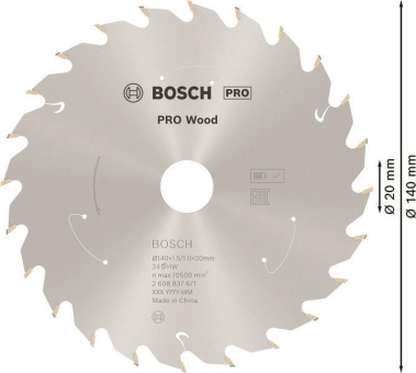 Bosch 2608837671 CSB      CSB WO 140 T24 