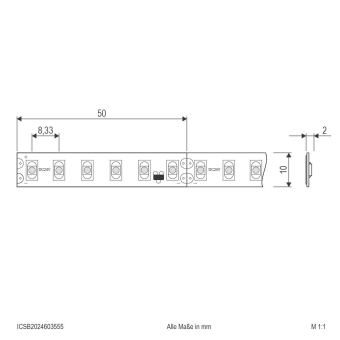 EVN LED-Strip IP20 24V/DC ICSB2024603555 