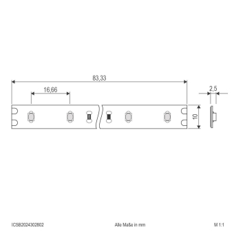 EVN LED-Strip IP20 24V/DC ICSB2024302802 